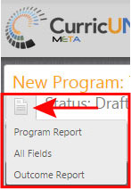 Program Reports Menu Screenshot