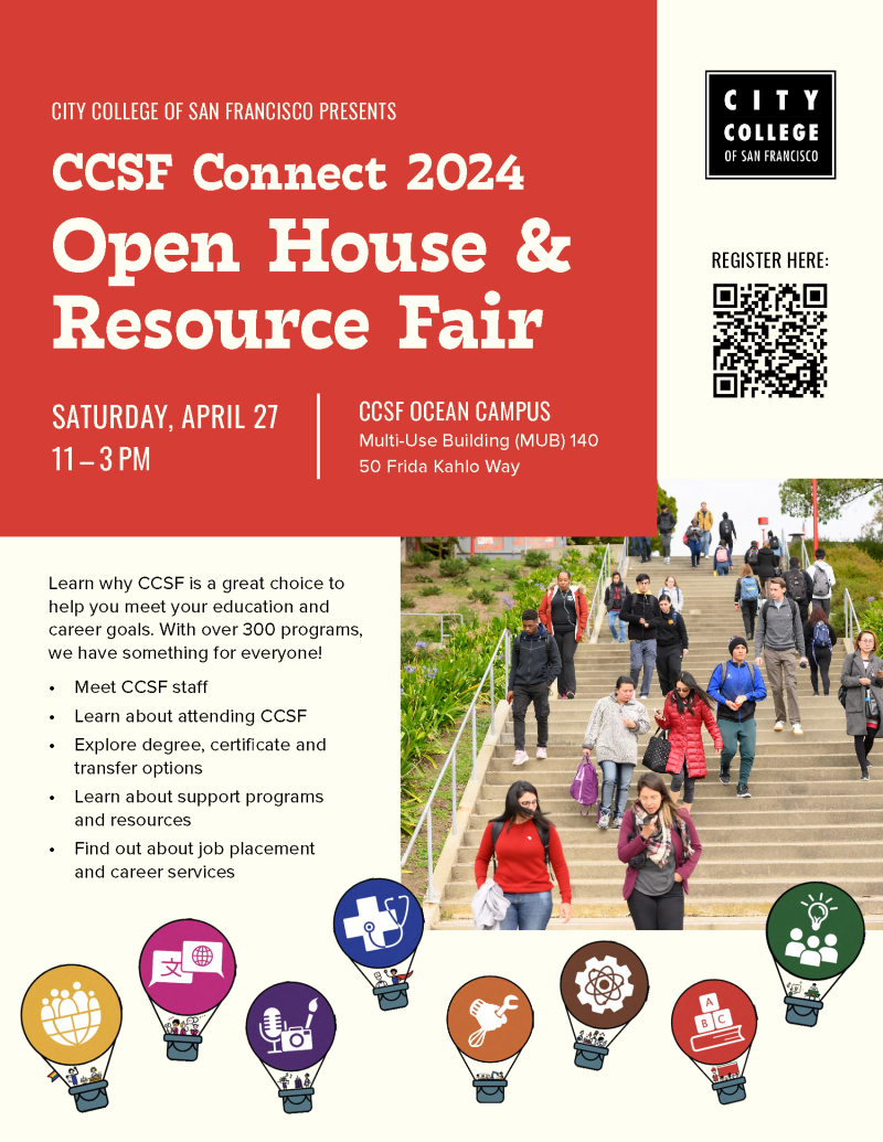 CCSF Open House Flyer Information