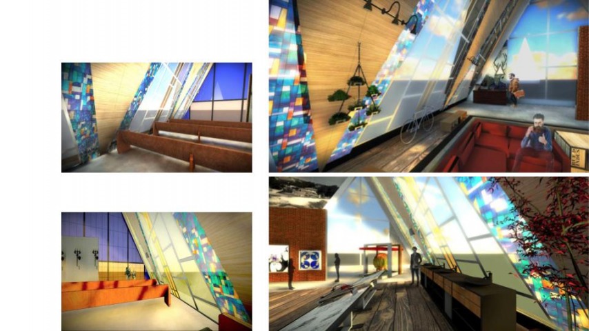 Arch 22A - Rendering & Delineation - Interior Rendering of Before / After Design