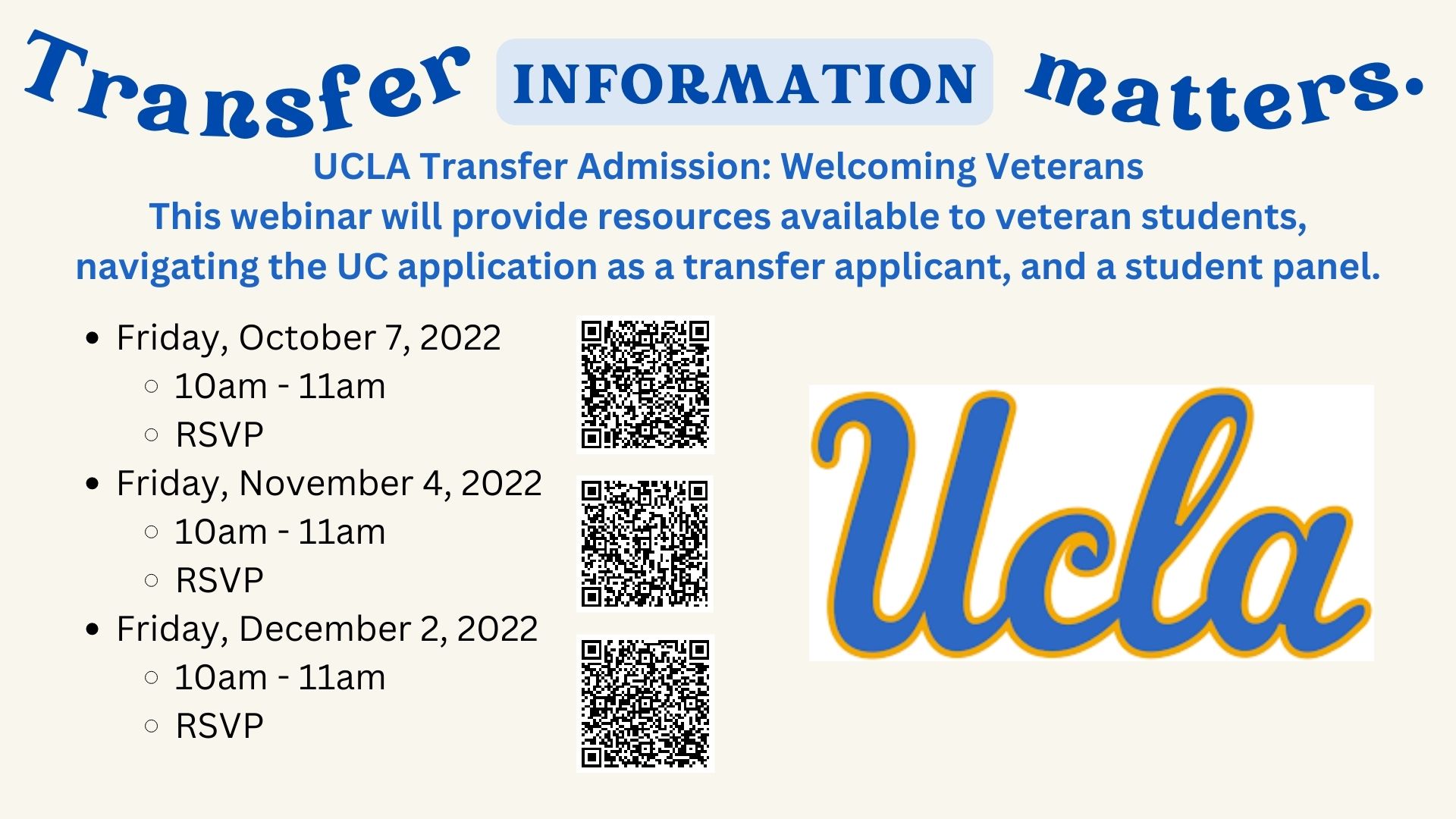 UCLA Transfer Admission: Welcoming Veterans
