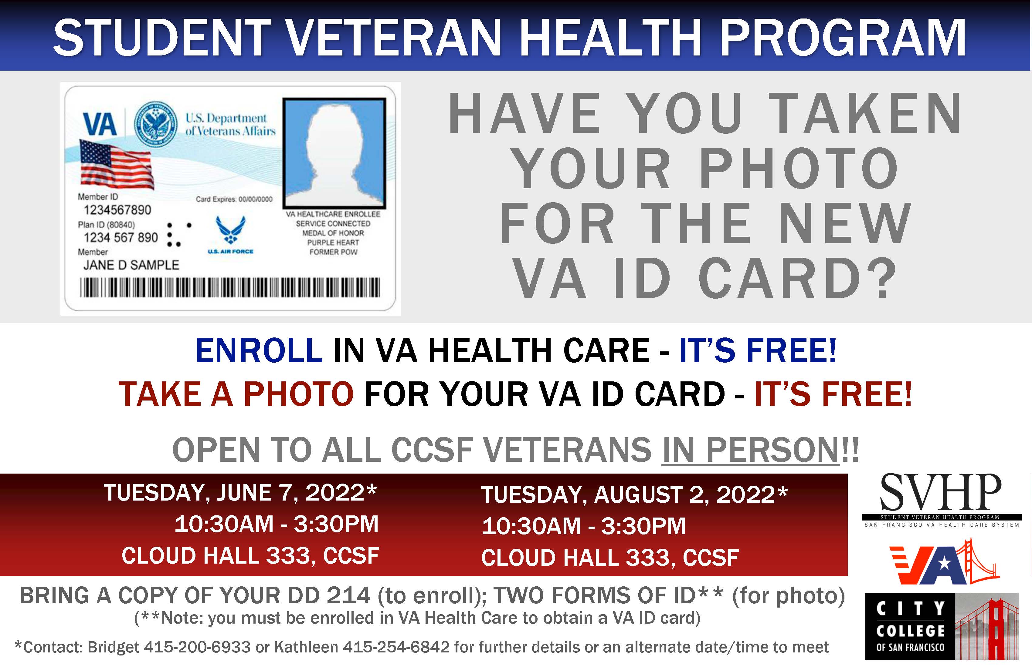 Student Veteran Health Program - Enroll in VA health care - it's free!