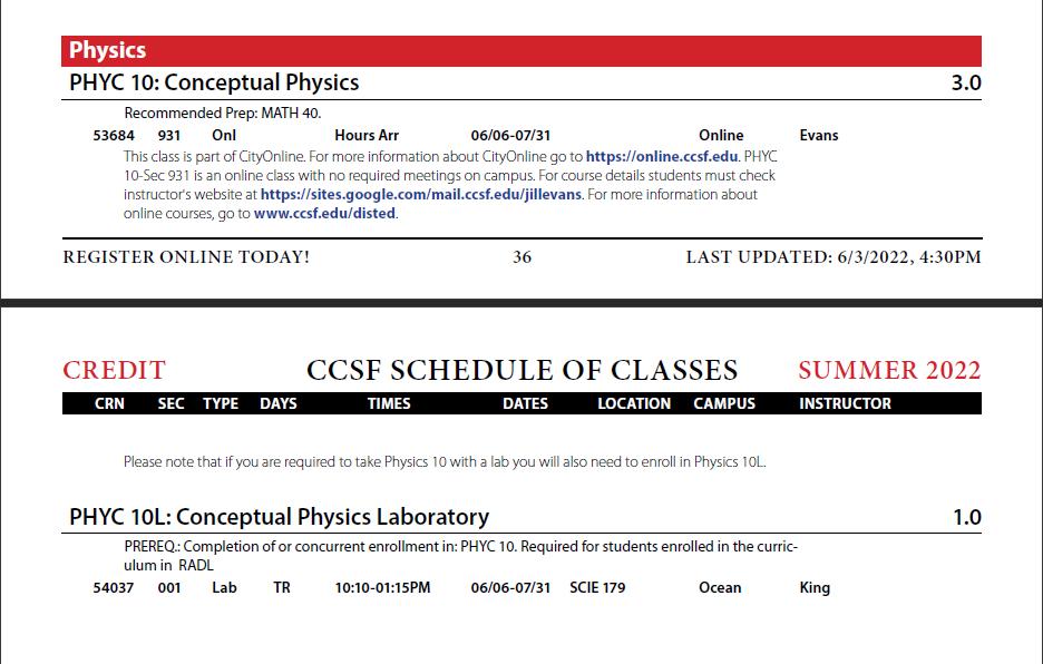 Physics from summer-2022-credit-classes