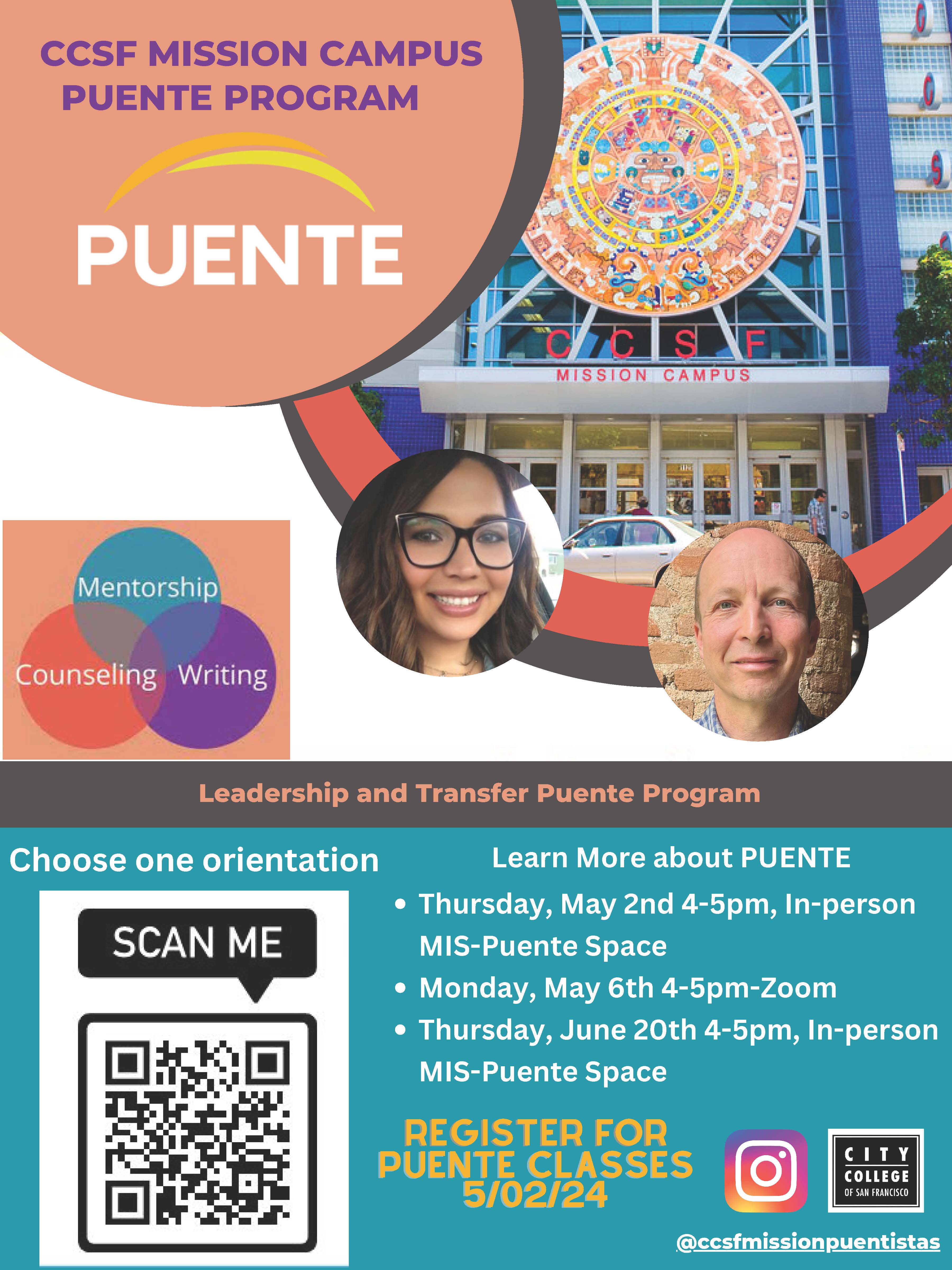 Register for Puente Classes