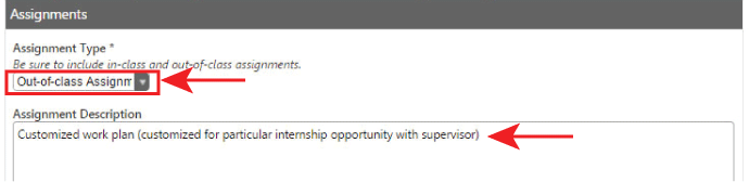 Screenshot of Course Assignment New Screenshot of Course Assignment New