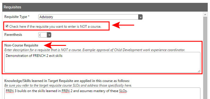 Requisite noncourse screenshot Requisite noncourse screenshot