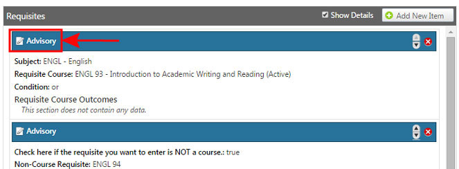 Requisite Edit Screenshot Requisite Edit Screenshot