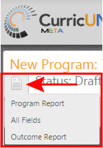 Program Reports Menu Screenshot Program Reports Menu Screenshot
