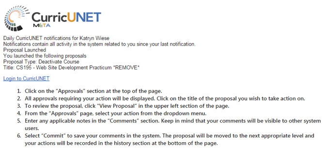 After launch email After launch email