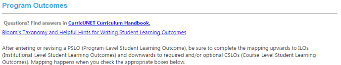 Program Outcomes A Program Outcomes A