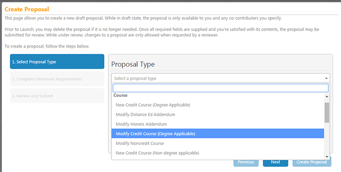 Modify Course Proposal Page 2 Modify Course Proposal Page 2