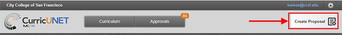 Create Proposal Button Create Proposal Button
