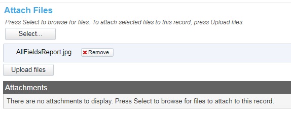 Attach Files Attach Files
