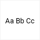 Thumbnail image showing example of Aa Bb Cc for the Roboto font.