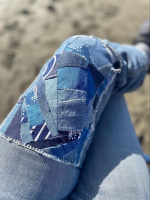 patchwork denim