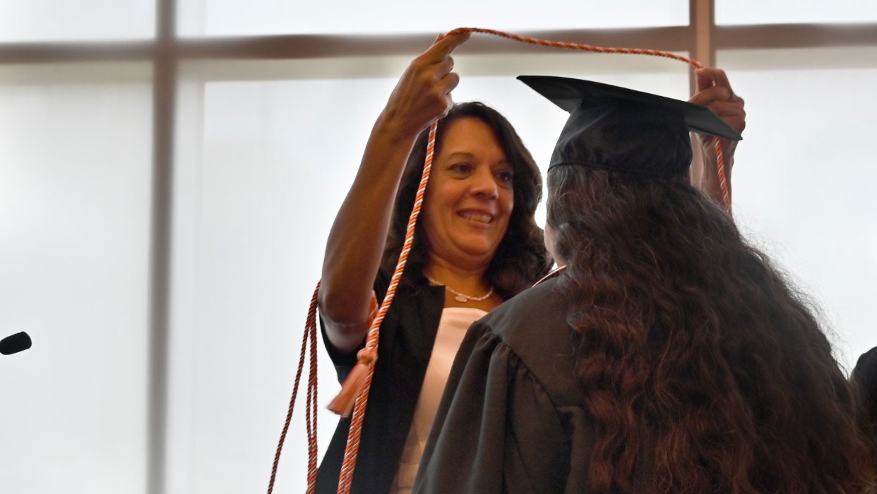 Student at graduation