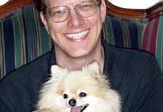 Photo of Mike and dog