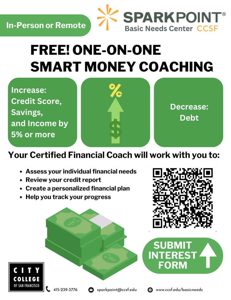 Free One-on-One Smart Money Coaching