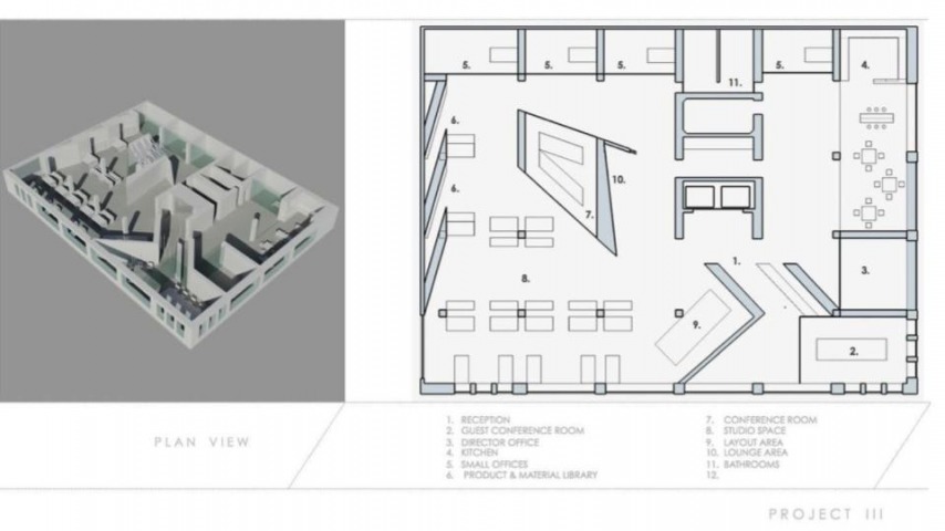 INTD  102  Interior Design Studio - Workspace Project