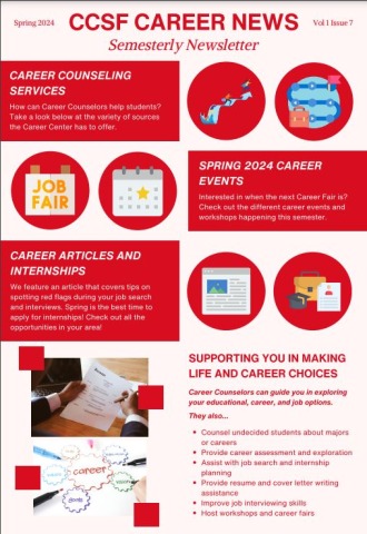 Career Center Newsletter Spring 2024