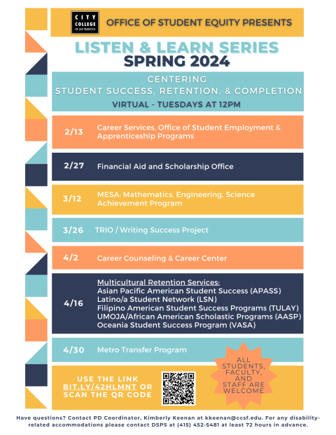 Listen & Learn Series 2024
