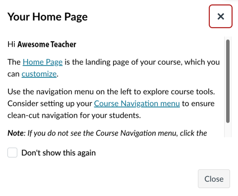 example walkthough of the homepage with linked tutorials for deeper look at options.